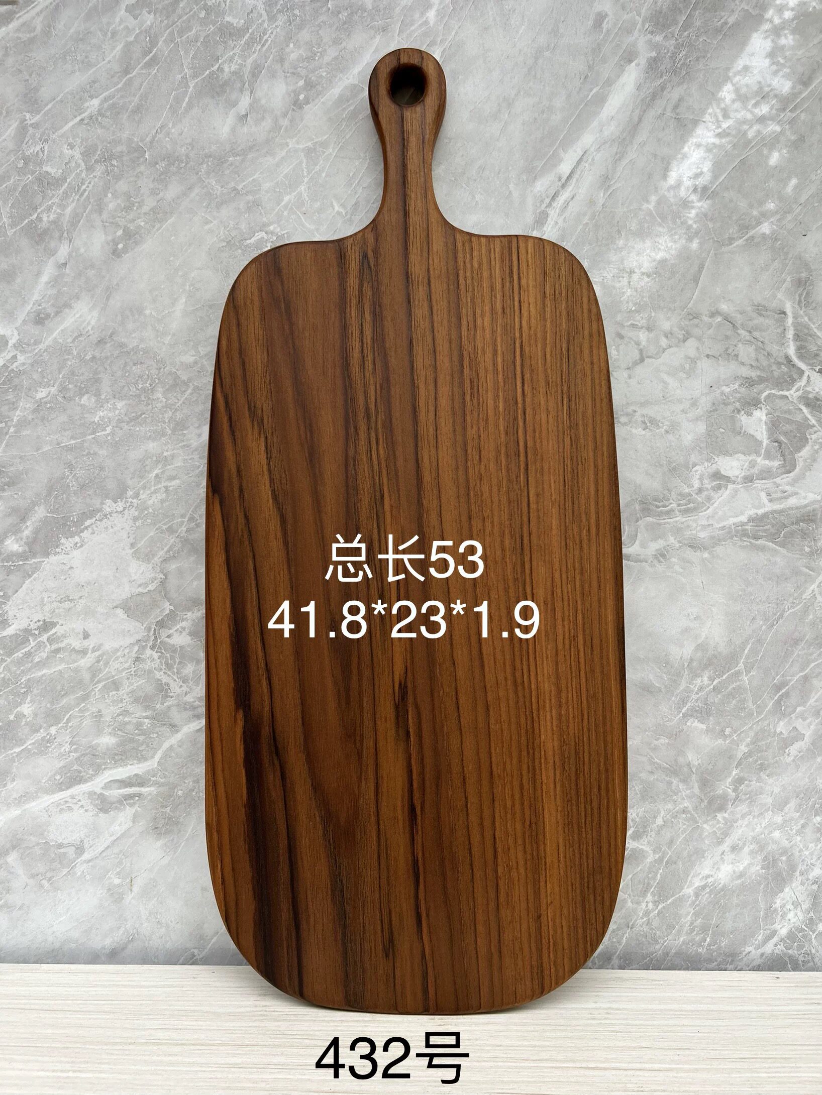 实物图缅甸柚木黑线料整木砧板案板原木菜板披萨切板水果板无拼接