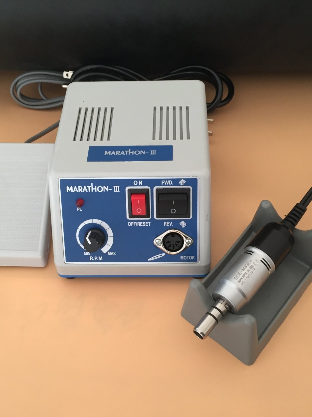 한국 SEYANG MARATHON 치과 기술자 그라인더 N3 유형 조각 기계 치과 진료소 연마 기계 무료 배송