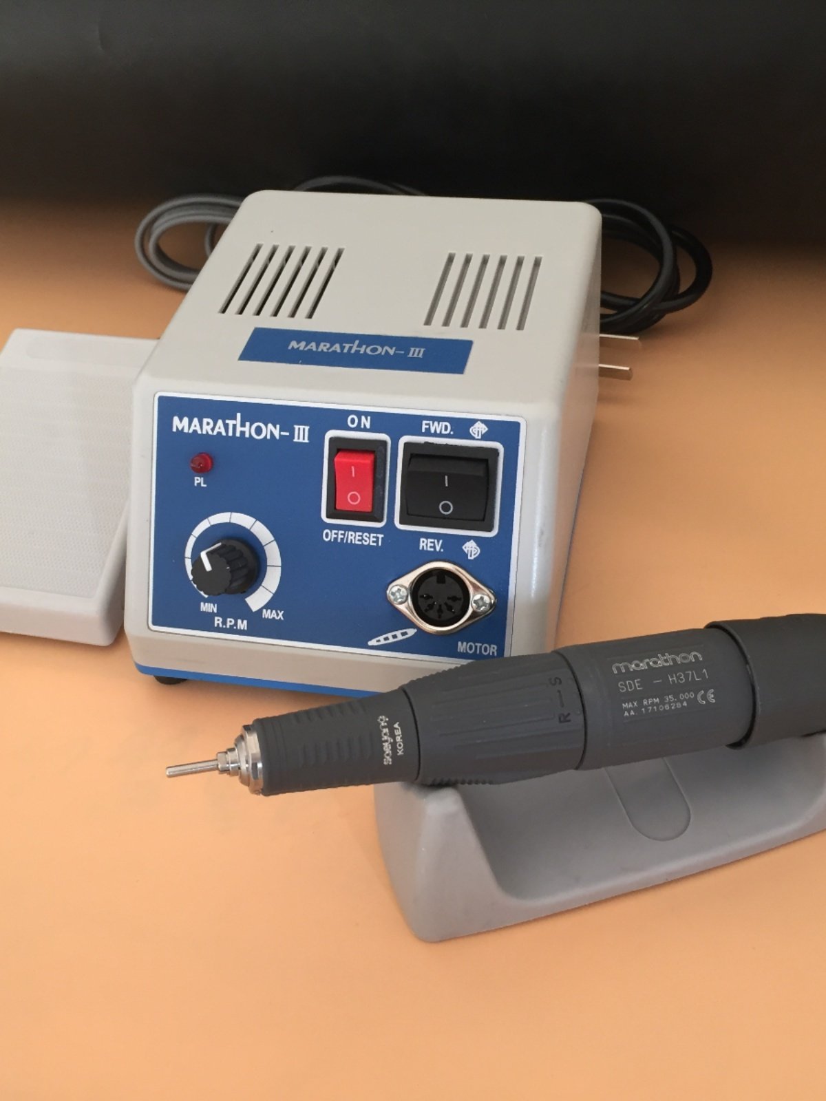 한국 SEYANG MARATHON 치과 기술자 그라인더 N3 유형 조각 기계 치과 진료소 연마 기계 무료 배송