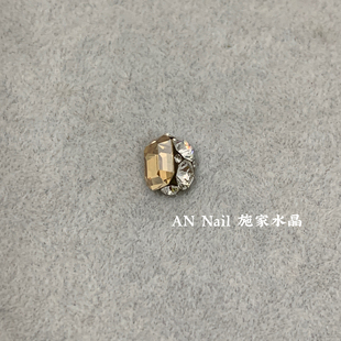 进口施家钻美甲钻奥钻饰 施华洛  4600金色魅影长八角8*6的主钻