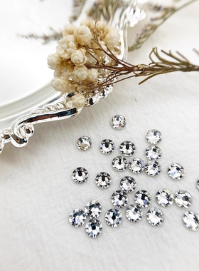 施家钻奥地利水晶平底钻2058白色001贴钻美甲ss3-4-5-6-7-8-9-10