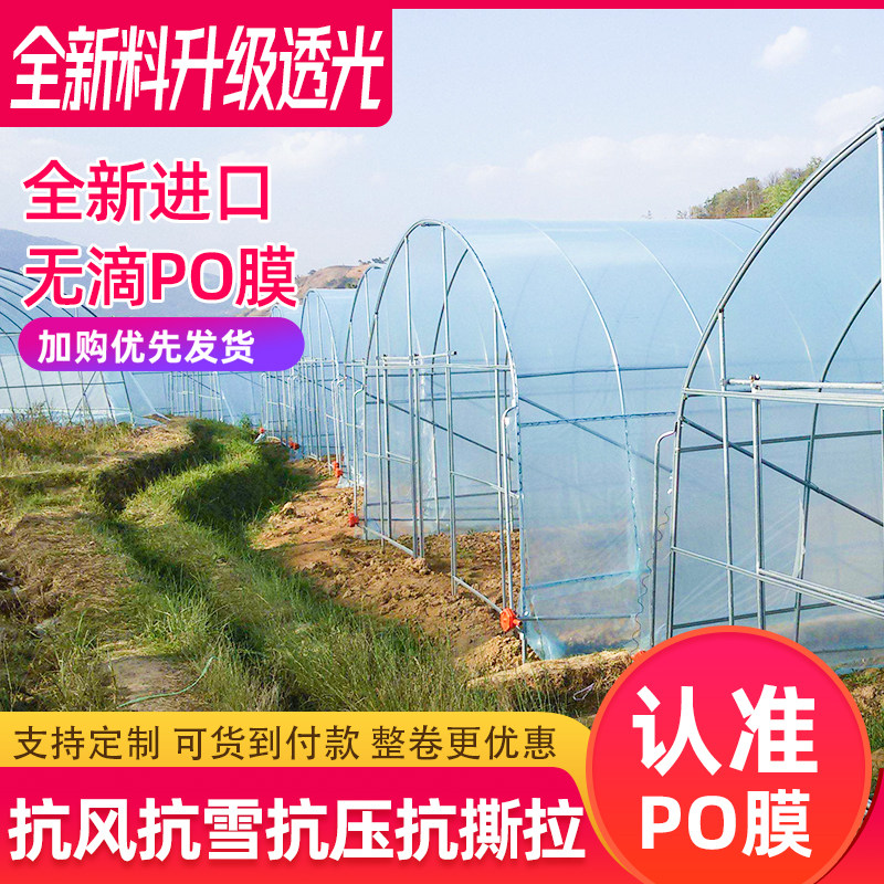 蔬菜透明大棚膜膜PO塑料布灌浆塑料薄膜/塑料布