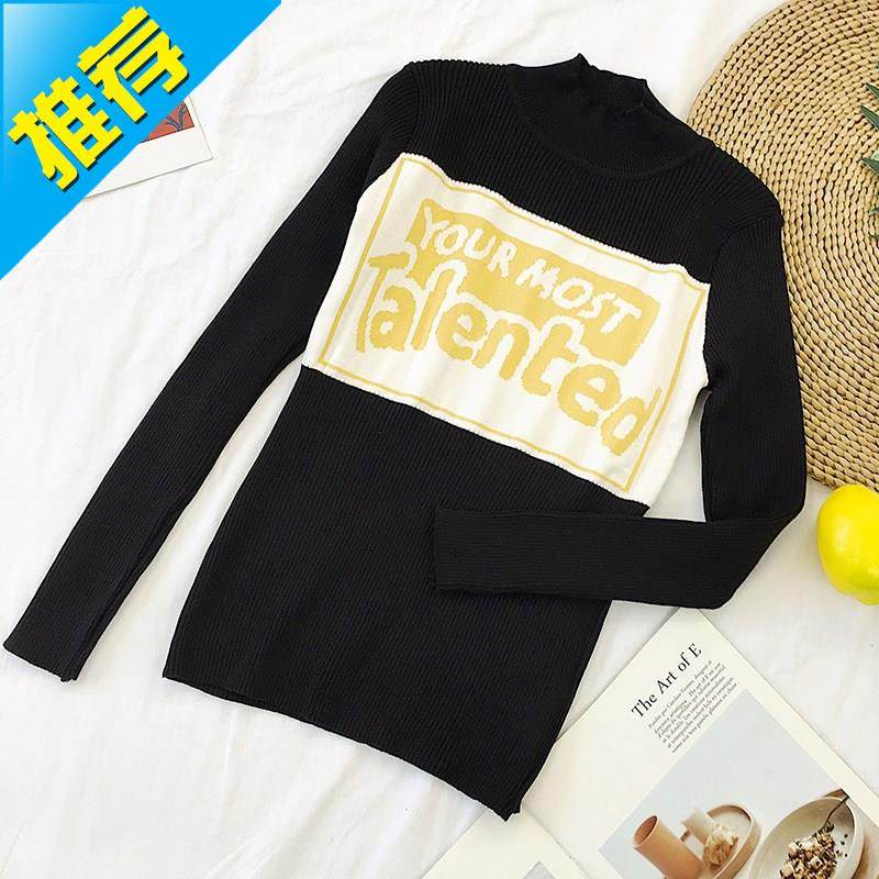 2019早春修身女装新款高领毛衣女宽松韩版套头针织衫o打底衫女长在类目 女装/女士精品, 毛针织衫中 - 来自Buy2taobao.com提供专业的淘宝代购服务