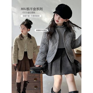 波拉女童羽绒服高端轻奢冬季新款儿童90绒保暖外套裙子新年衣服潮