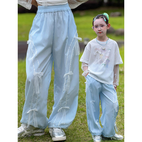 女童裤子2026夏季新款儿童防蚊裤女孩薄款速干空调裤洋气休闲长裤