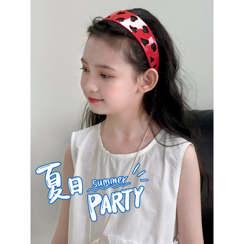 女童发箍2026新款儿童韩版镂空爱心头箍小女孩甜美可爱头饰发饰潮