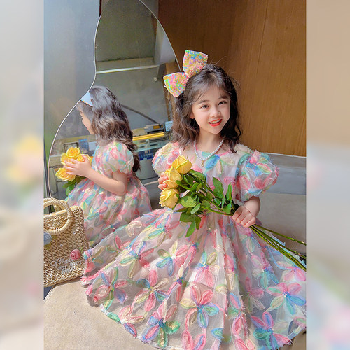 六一表演裙子嘎嘎香的裙子