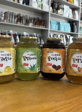 比亚乐蜂蜜柚子茶芦荟大枣生姜茶