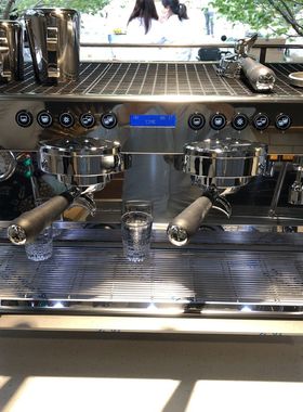 意大利进口CIME西米双头双蒸汽液晶商用电控半自动咖啡机CO-03neo