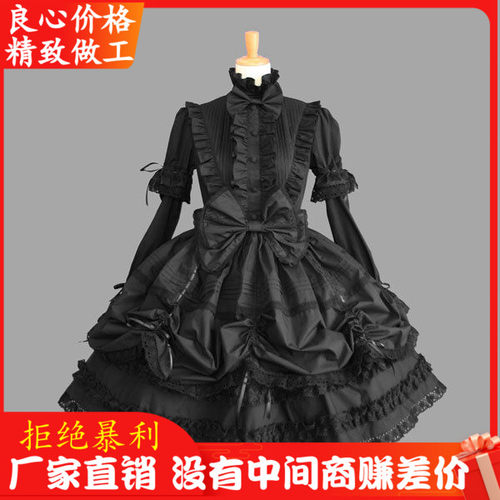 lolita洋装哥特万圣节礼服洛丽塔