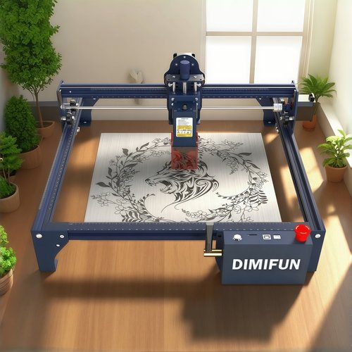 12W激光雕刻机小型桌面皮具木工刻字支持教学商用手机电脑两用