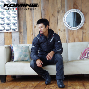 KOMINE秋冬休闲摩旅通勤拆帽防摔摩托车骑行服625保暖JK 608 5964