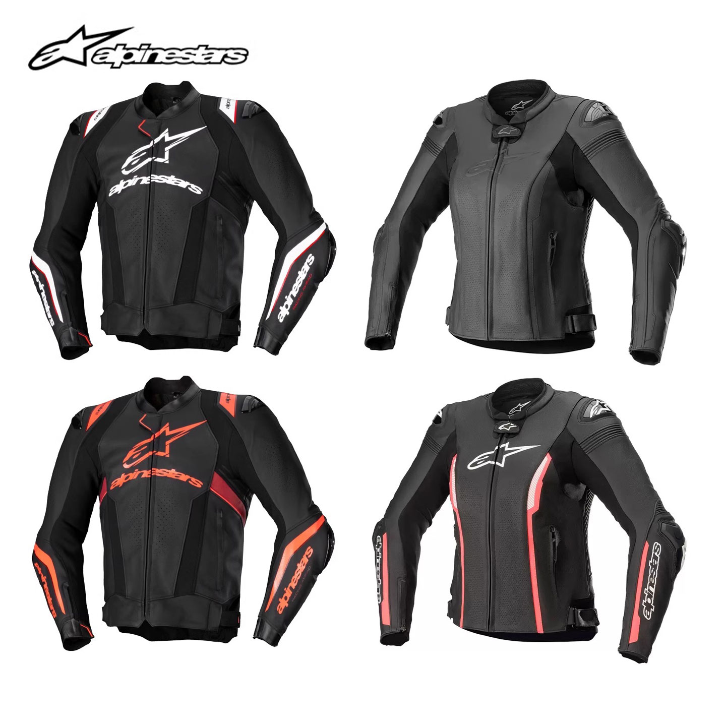 A星alpinestars皮夹克防摔女士