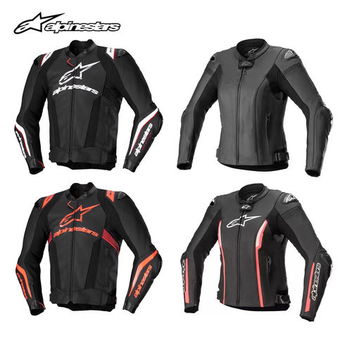 A星alpinestars皮夹克防摔女士