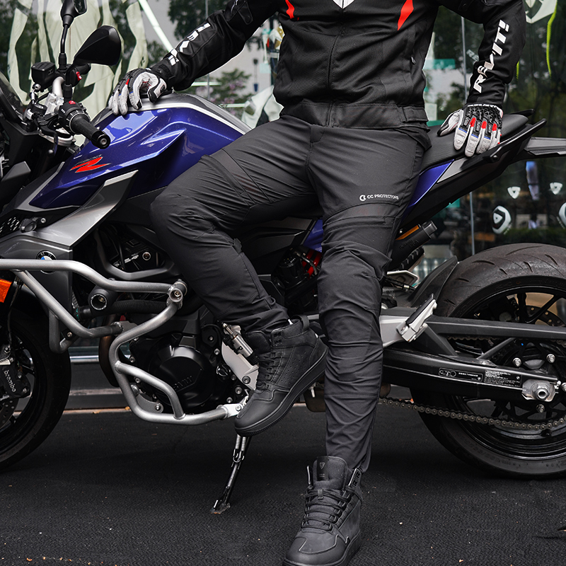 CC摩托车骑行裤气流裤网眼夏季透气速干机车服3008冬季保暖6008