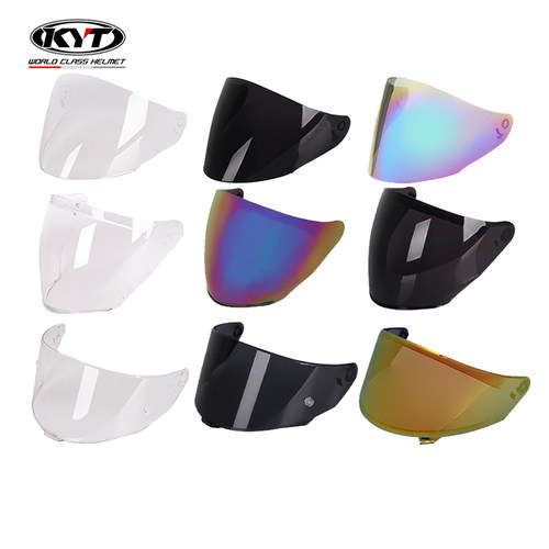 KYT摩托车头盔镜片NF-R/TT-C/K2/GP原装黑片炫彩透明片NFJ防雾贴 - 封面