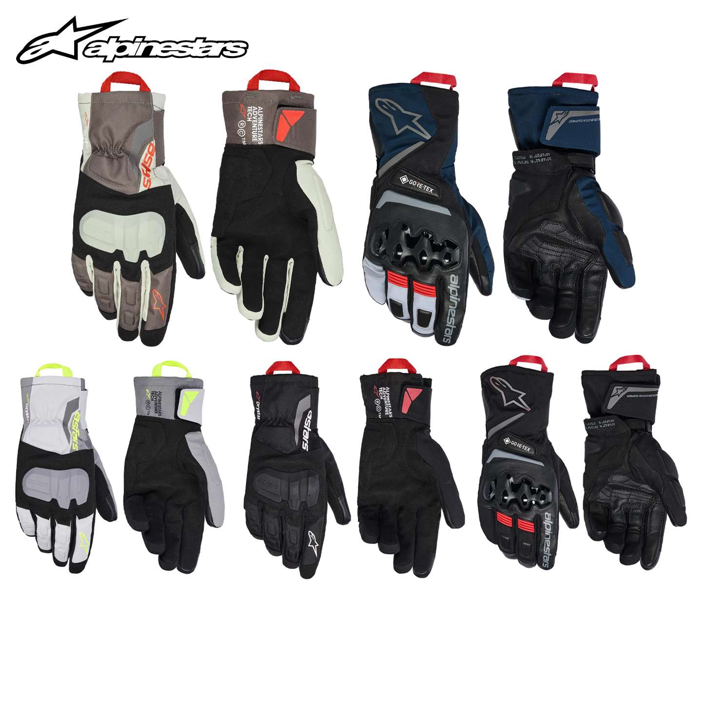 A星摩托车机车手套XT-3保暖摩旅长途拉力WT-8防水骑行手套男秋冬