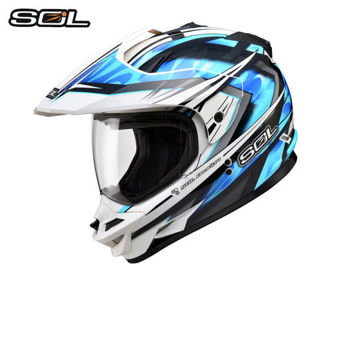 摩托车头盔sol拉力盔