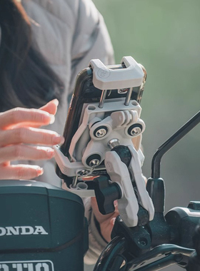 五匹osopro摩托车手机减震玄武支架可拓展加装无线有线充导航支架