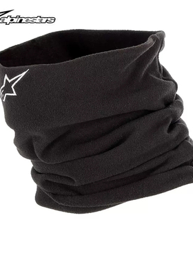 A星ALPINESTARS摩托车保暖秋冬防风围巾骑行脖套摇粒绒刺绣围脖
