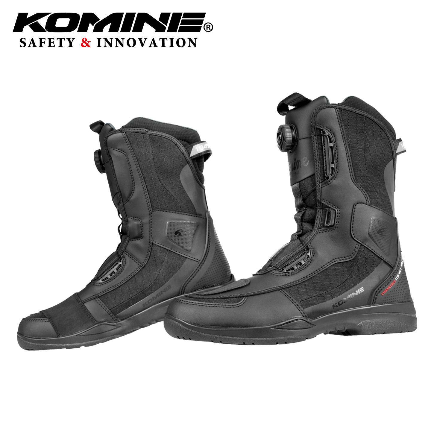 KOMINE秋冬摩托骑士马丁靴中筒靴复古保暖骑行鞋天然牛皮男BK-305,摩托车/装备/配件,赛车鞋,淘宝优惠券,粉丝福利购,淘宝优惠卷