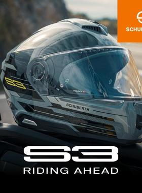 德国Schuberth舒伯特 S3 全盔摩托车机车骑行防雾头盔双镜片男女