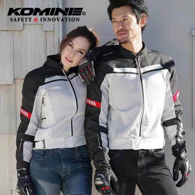 KOMINE春夏款网眼骑行服119男女收腰休闲透气防摔赛车服JK-1272