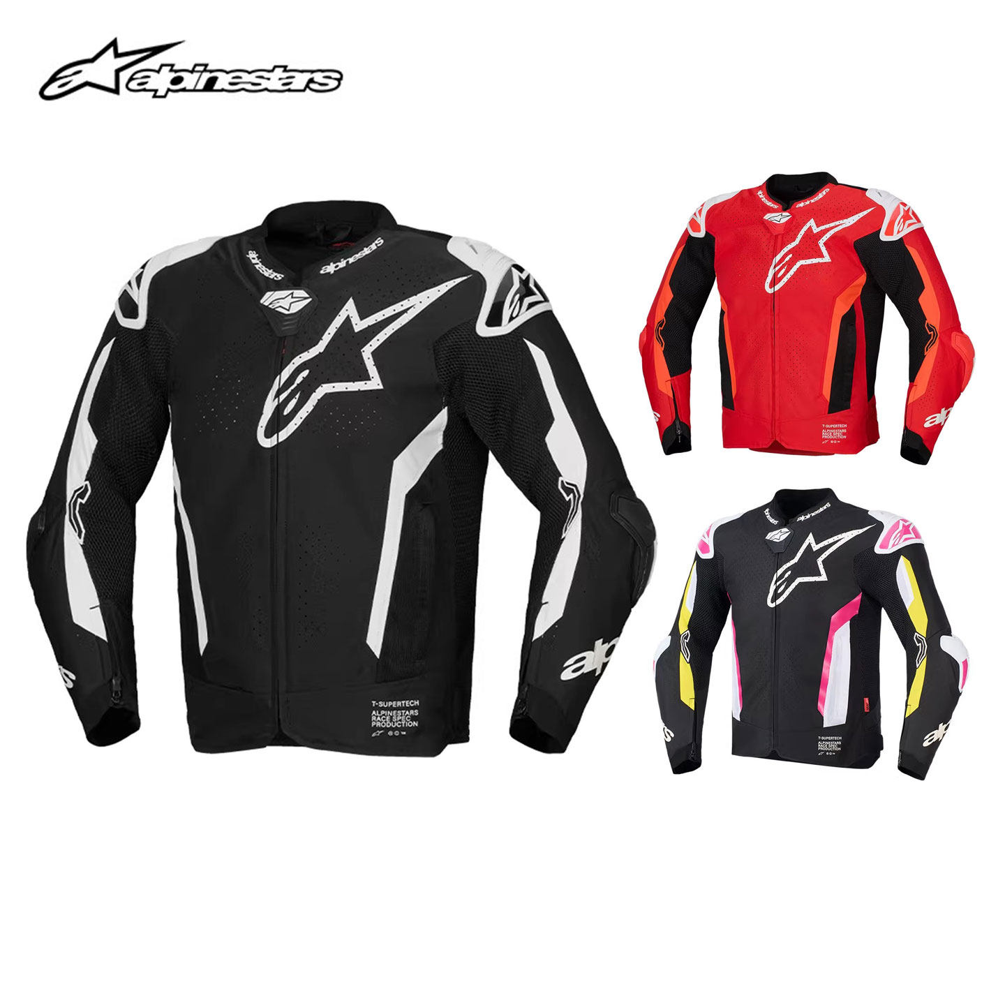 A星摩托车骑行服T-SUPERTECH AIR透气网眼防摔耐磨驼峰机车装备夏