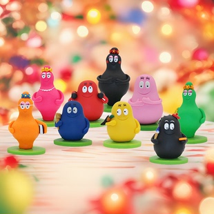 包邮童年怀旧手工摆件80后90后精典动画玩具工艺品 巴巴爸爸一家