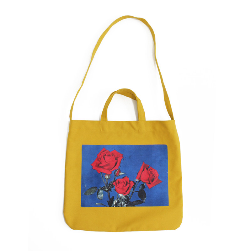 @李因乐三朵玫瑰撞色1欧美布袋