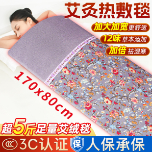 艾灸热敷毯艾绒床垫电加热家用褥子全身通用炙艾草理疗包电热垫子