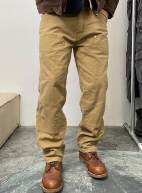男士复古工装伐木裤cleanfit 水洗美式宽松直筒裤休闲裤长裤 5031