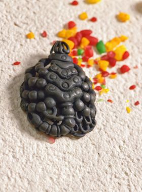 藏传莲师火焰九头铁蝎子天铁蝎子藏式吊坠饰品配饰手工更庆s