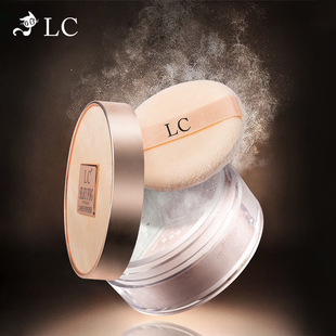 LC柔焦定妆蜜粉饼干粉补妆不脱控油持久防水防汗毛孔遮瑕散粉干皮