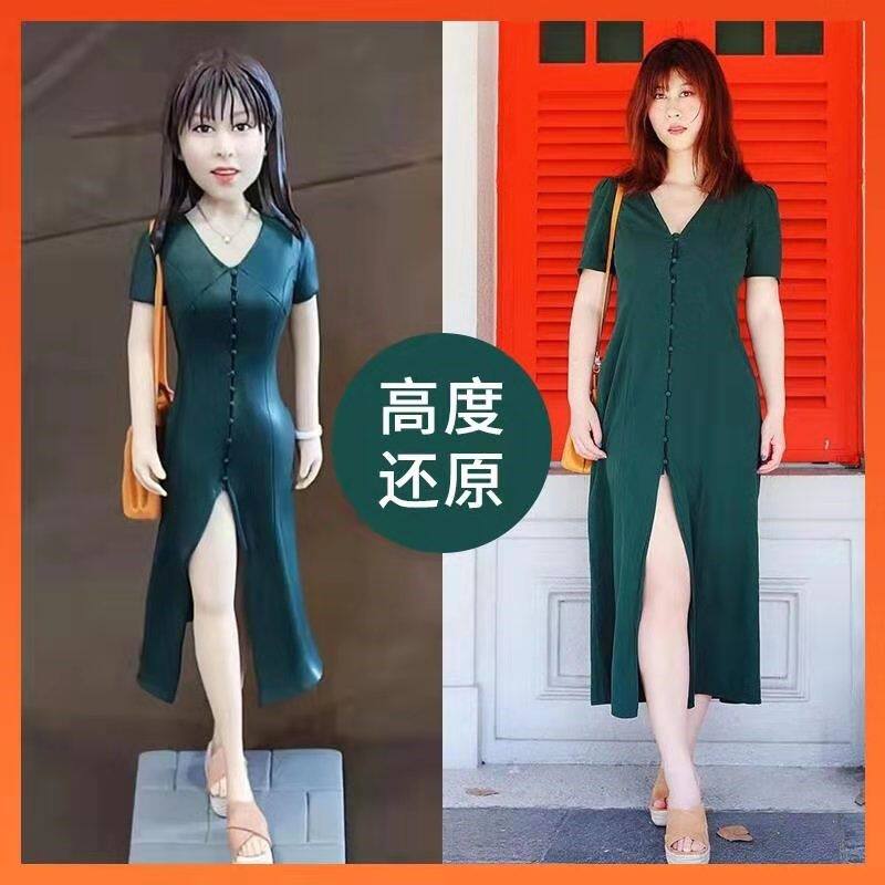 手工制结婚节日软陶真人生日七夕结婚礼物DTY蜡像公仔定制人偶泥
