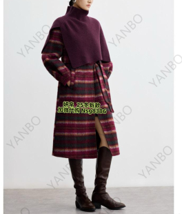 加微发图订金代购 妍B 国内专柜正品 新款 妮大衣 25冬季