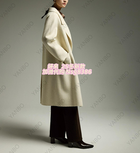 加微发图订金代购 妍B 国内专柜正品 新款 大衣103332 25冬季