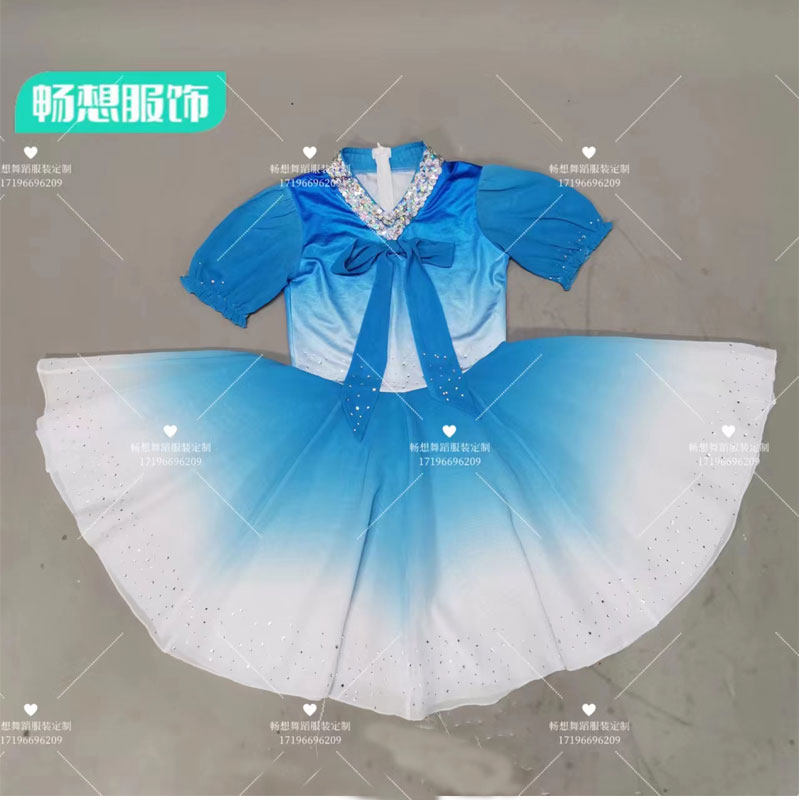 畅想舞蹈服儿童女中国舞女童演出服小舞蹈家少儿现代舞表演服定制