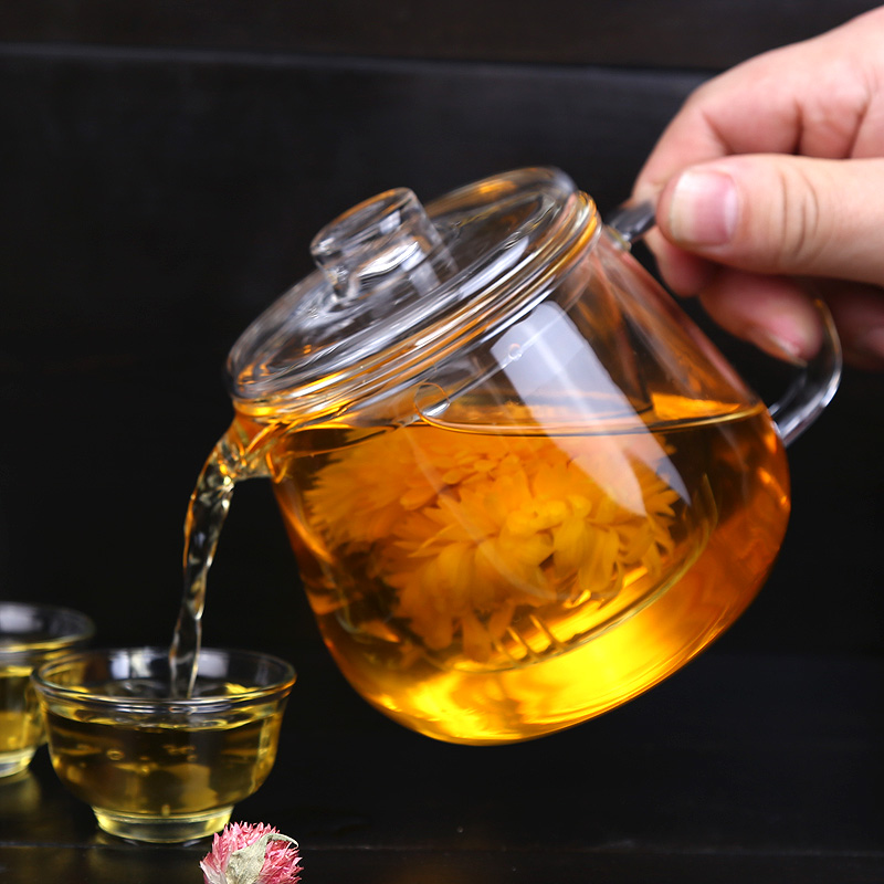 弘佰特定制玻璃茶壶沸水陶炉专用壶家用水果花茶壶工厂直销 500ml