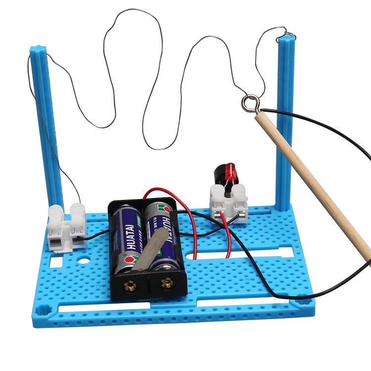 电线迷宫科技小制作DIY穿越火线手工制作科学实验小发明STEM用具
