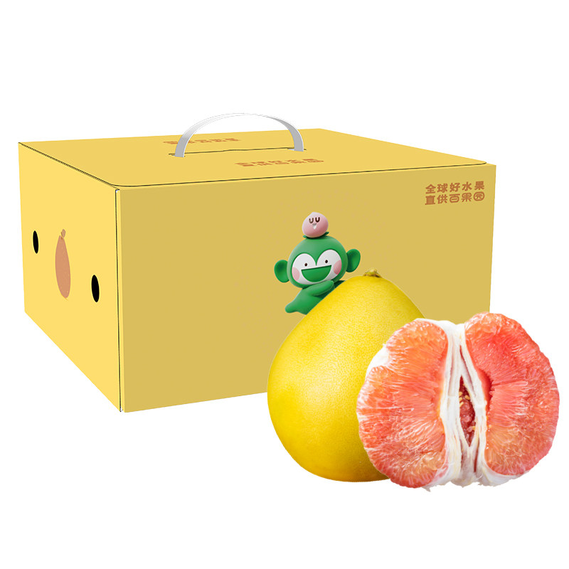 百果园红肉蜜柚4粒礼盒装