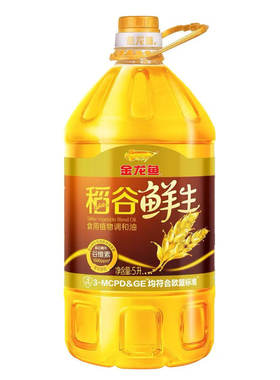 金龙鱼 稻谷鲜生食用植物调和油5L 桶