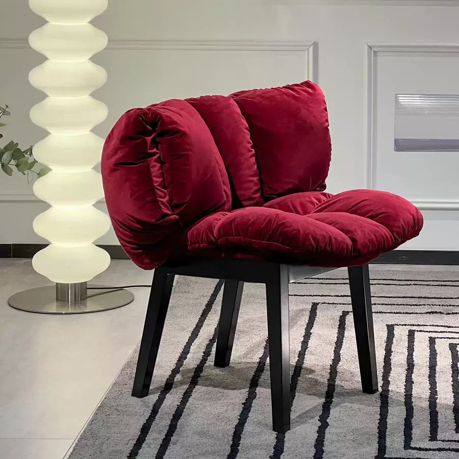 意式轻奢花瓣餐椅梳妆椅小户型家用设计师款艺术休闲椅酒店椅子,住宅家具,餐椅,淘宝优惠券,粉丝福利购,淘宝优惠卷