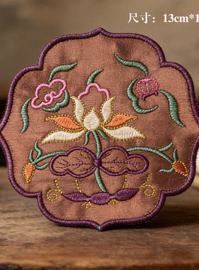刺绣绣花材料布贴中国风服装饰
