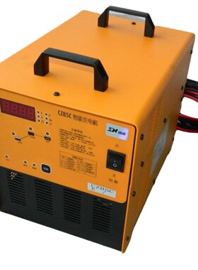 SN 电动叉车充电机施能CZB5C-E24V55A全自动充智能铅酸电瓶充电器