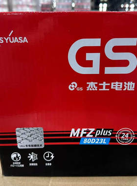 GS杰士12V65ah80D23L电瓶