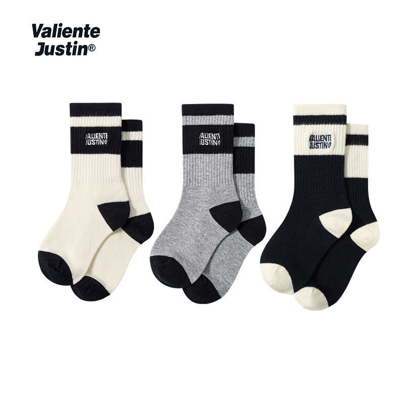 中筒袜短袜JUSTIN运动休闲四季