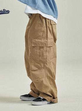 JUSTIN25春秋新款儿童Cityboy工装裤中大童男孩宽松休闲直筒长裤