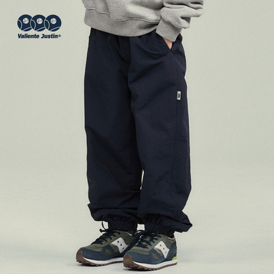 JUSTIN童装冬季加绒双层束脚裤