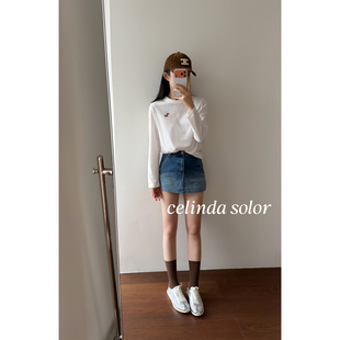 娇阳 潮潮潮的不行!!炸街拉风 柜售6000 防走光夏牛仔裤裙